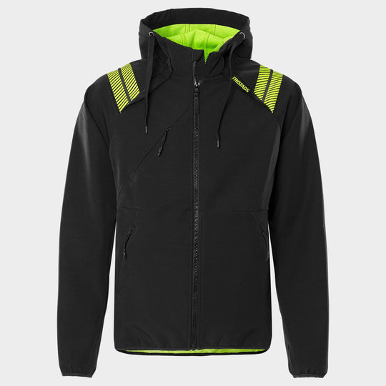Μπουφάν εργασίας FRISTADS HOODED SOFTSHELL 4-STRETCH BLACK - 1