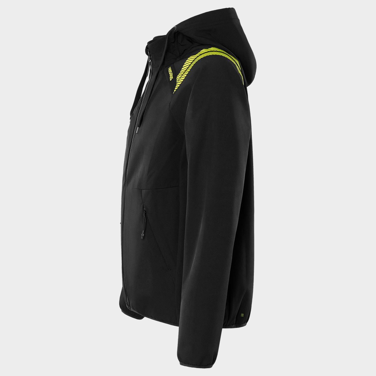 Μπουφάν εργασίας FRISTADS HOODED SOFTSHELL 4-STRETCH BLACK - 3