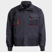 Work jacket KASTOR GREY/BLACK/ORANGE - 1