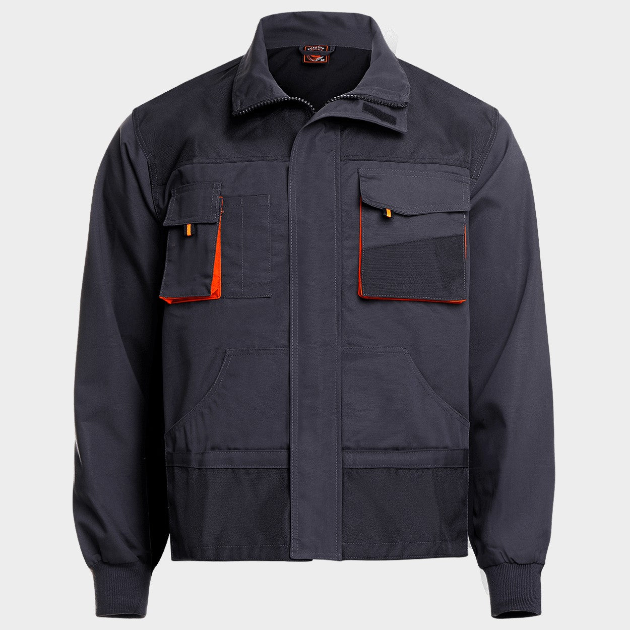 Work jacket KASTOR GREY/BLACK/ORANGE - 1