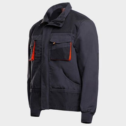 Work jacket KASTOR GREY/BLACK/ORANGE - 4