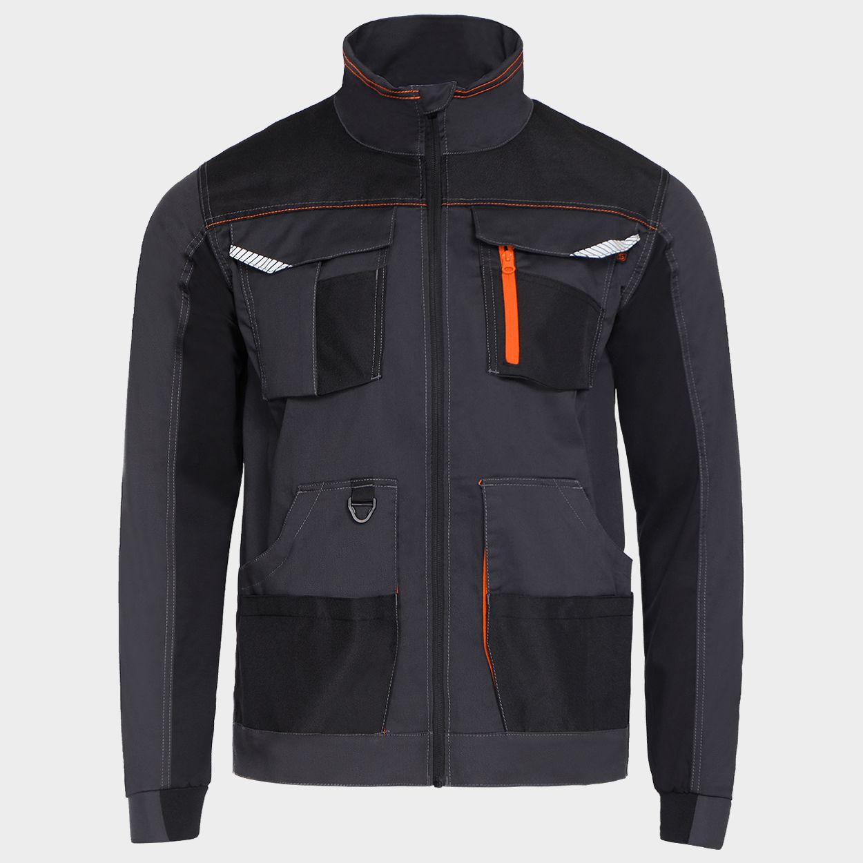 Work jacket KASTOR STRETCH GREY/ORANGE - 1