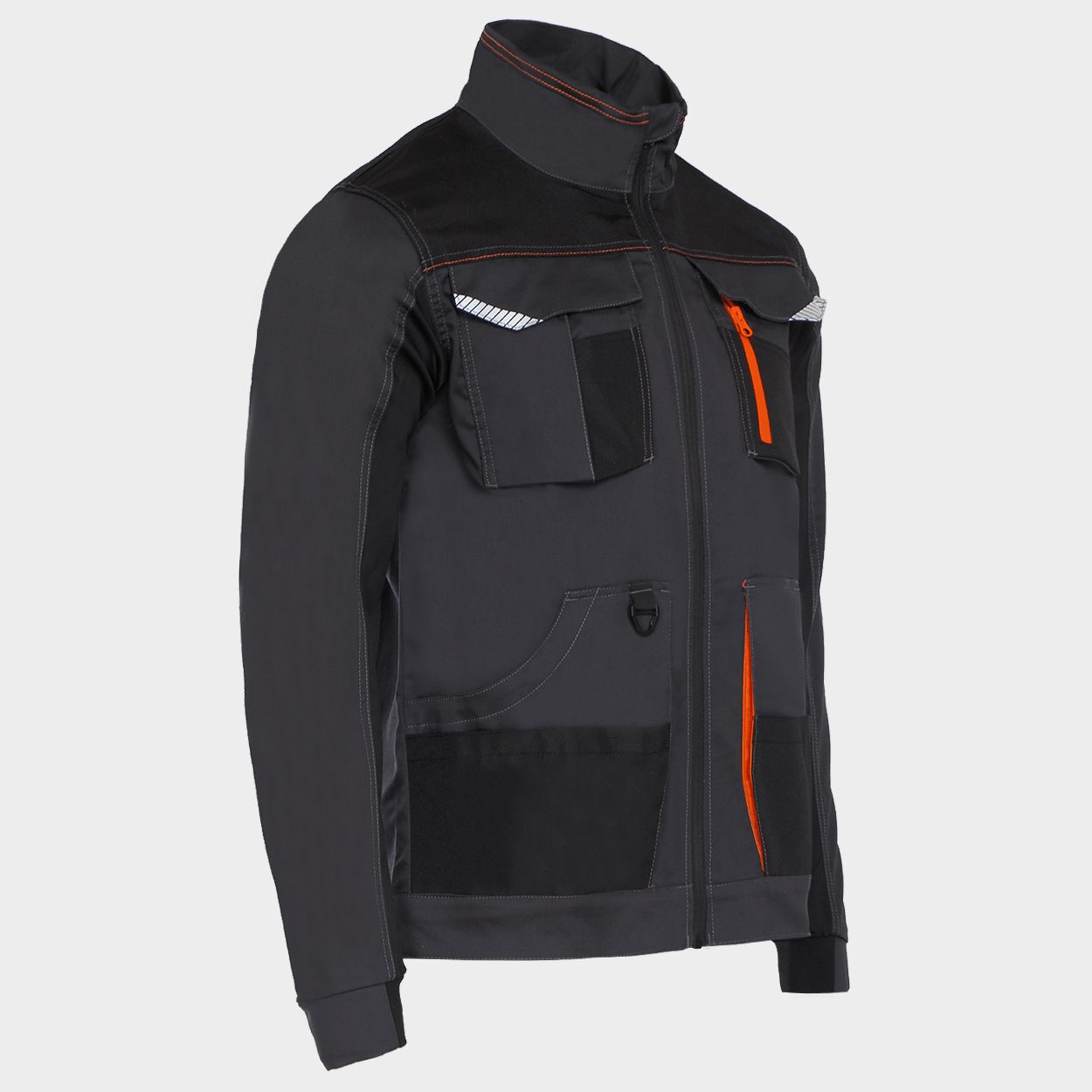 Work jacket KASTOR STRETCH GREY/ORANGE - 5