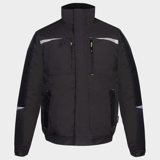 Geacă de lucru KASTOR T/C WINTER GREY/BLACK/GREEN - 1