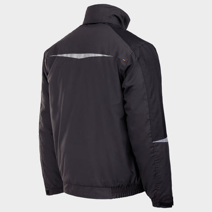 Work jacket KASTOR T/C WINTER GREY/BLACK/ORANGE - 4