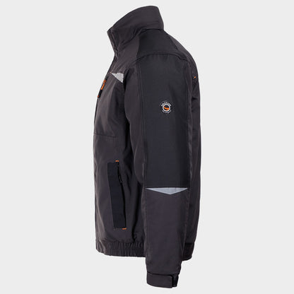 Work jacket KASTOR T/C WINTER GREY/BLACK/ORANGE - 5
