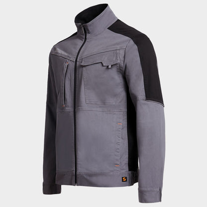 Jachetă de lucru MELBOURNE STRETCH GREY/BLACK - 5