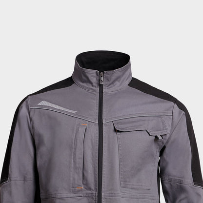Jachetă de lucru MELBOURNE STRETCH GREY/BLACK - 6