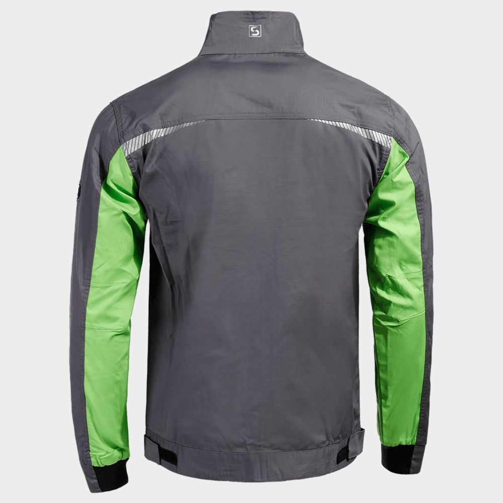 Jachetă de lucru PRISMA LIGHT STRETCH GRI/VERDE - 2