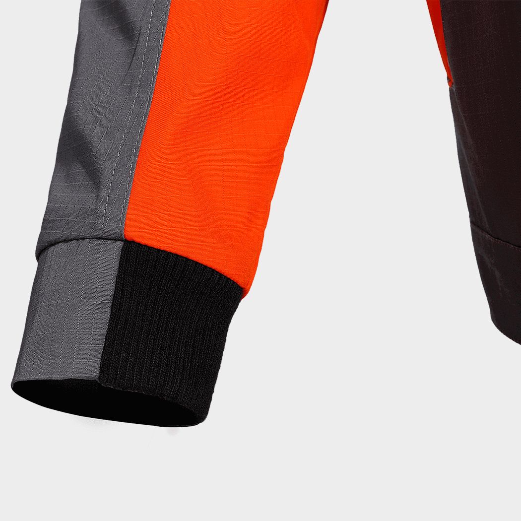 Jachetă de lucru PRISMA LIGHT STRETCH GRI/PORTOCALIU - 7