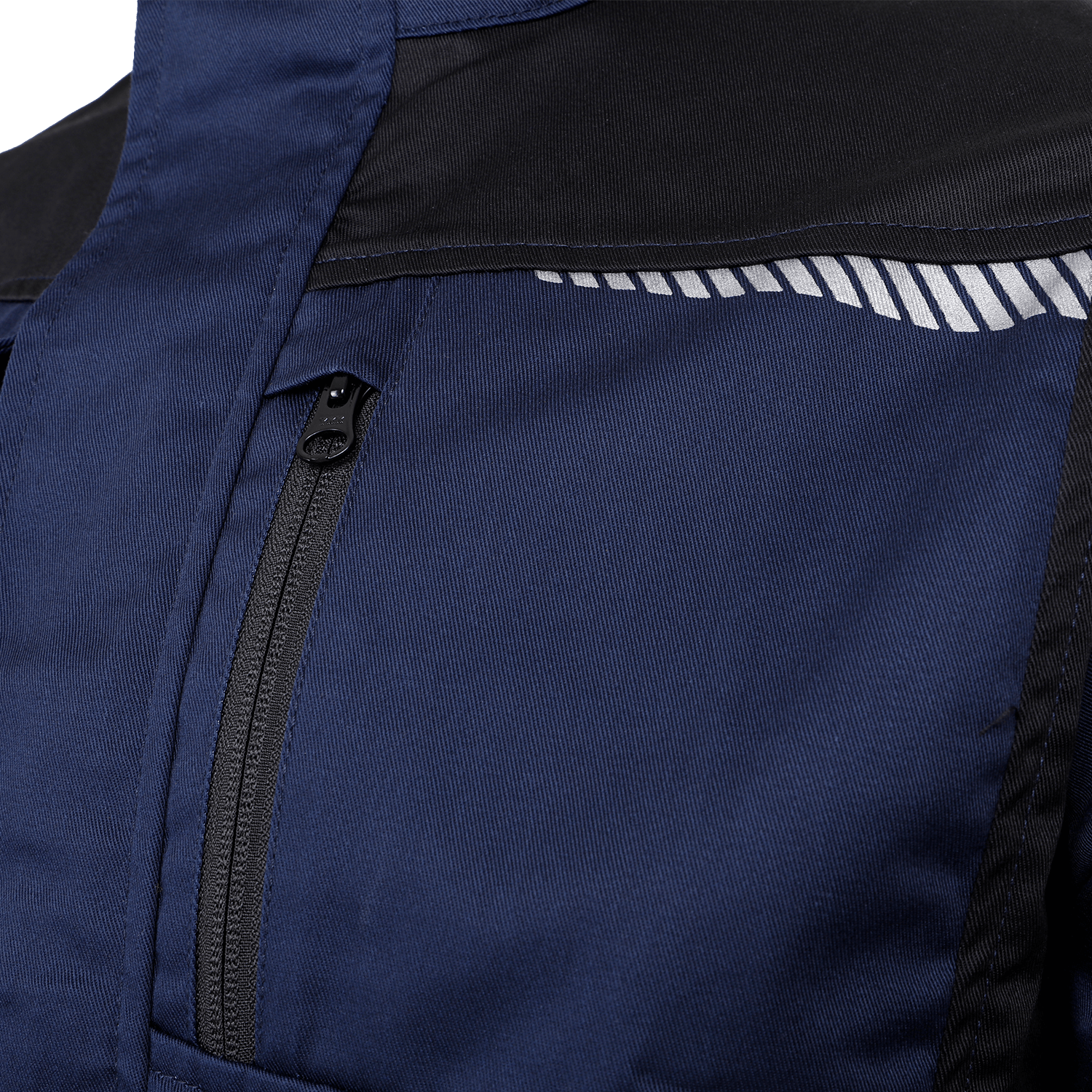 Jachetă de lucru PRISMA SPANDEX BLEUMARIN/NEGRU - 6