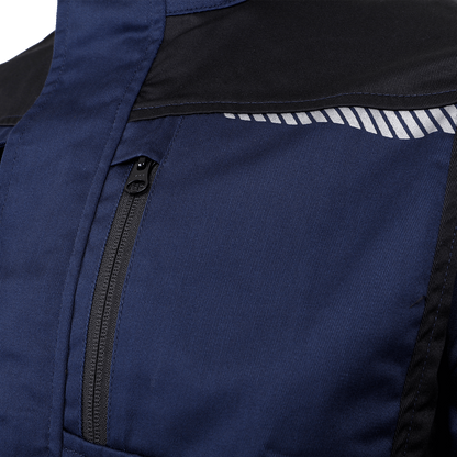 Jachetă de lucru PRISMA SPANDEX BLEUMARIN/NEGRU - 6