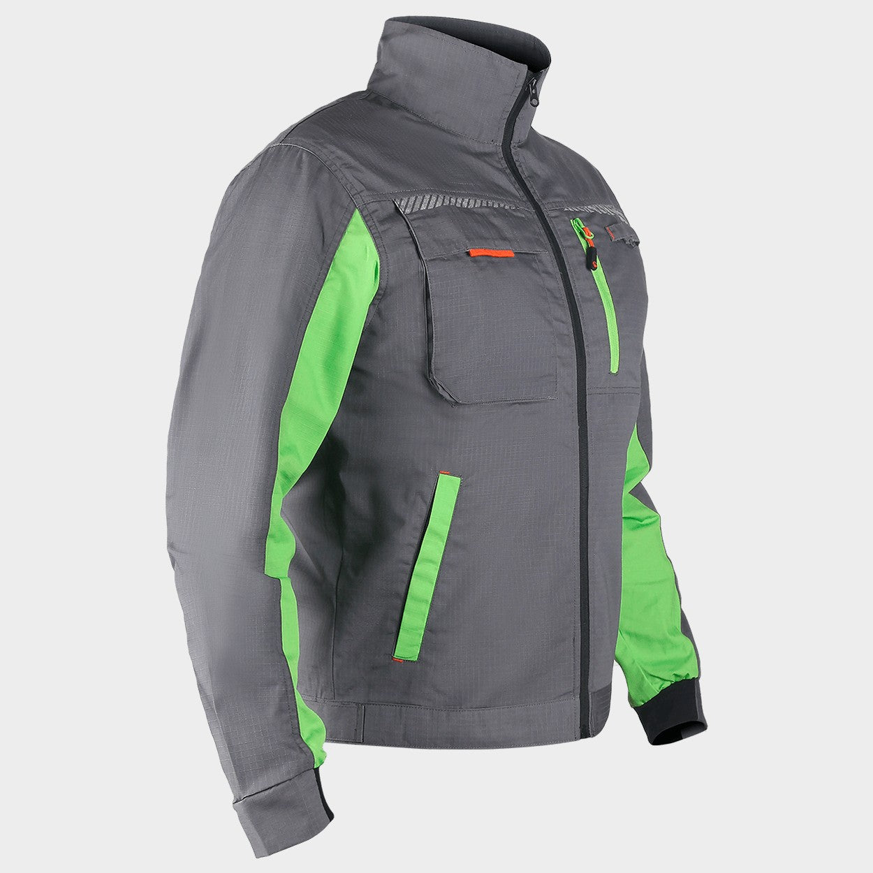 Work jacket PRISMA SUMMER GREY/GREEN - 3