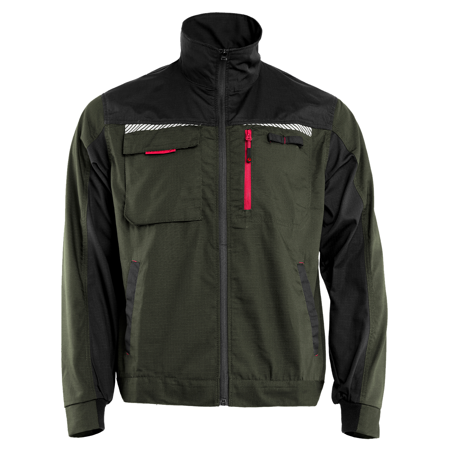 Jachetă de lucru PRISMA VARĂ VERDE/NEGRU - 1