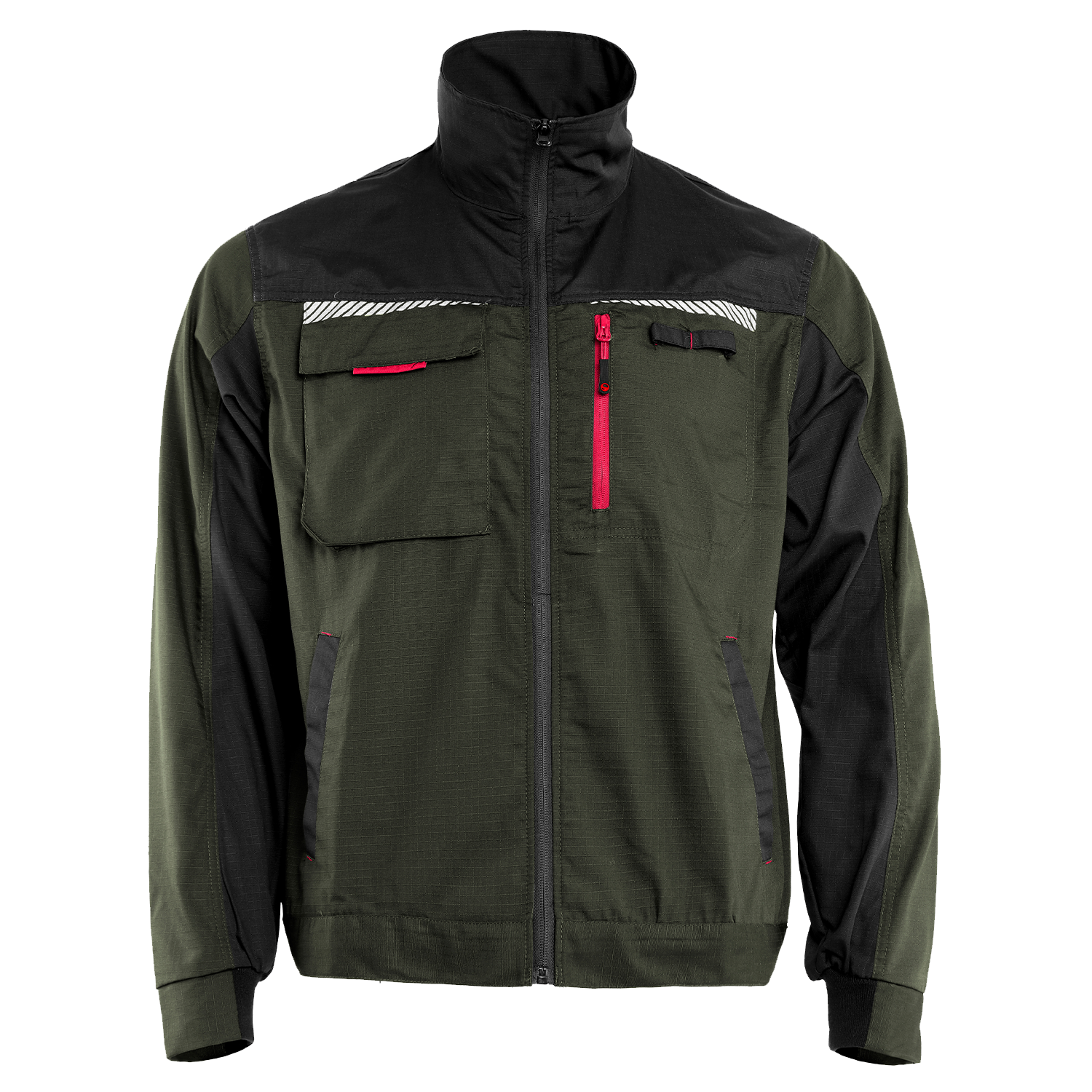 Jachetă de lucru PRISMA VARĂ VERDE/NEGRU - 1