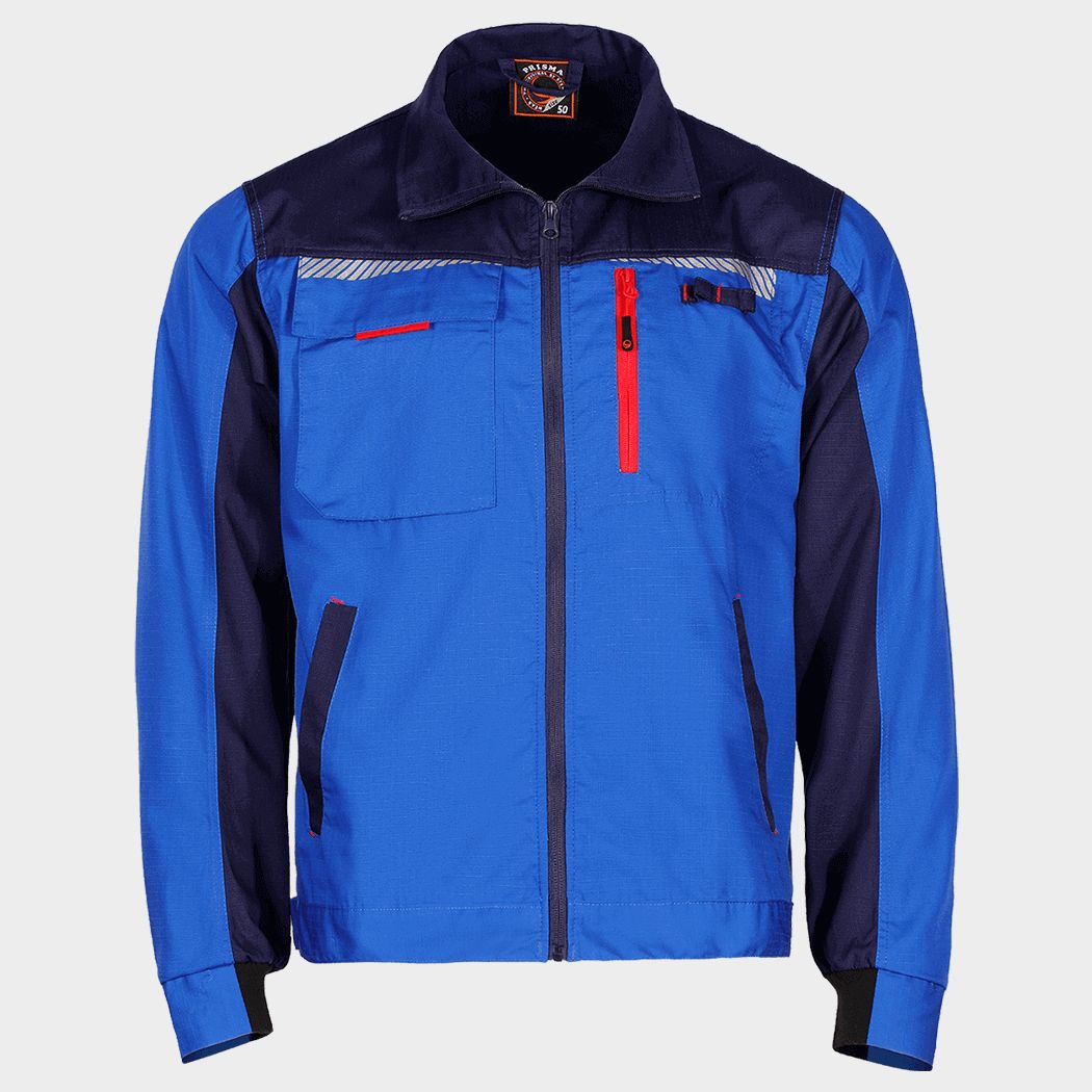 Work jacket PRISMA SUMMER ROYAL BLUE/NAVY - 1