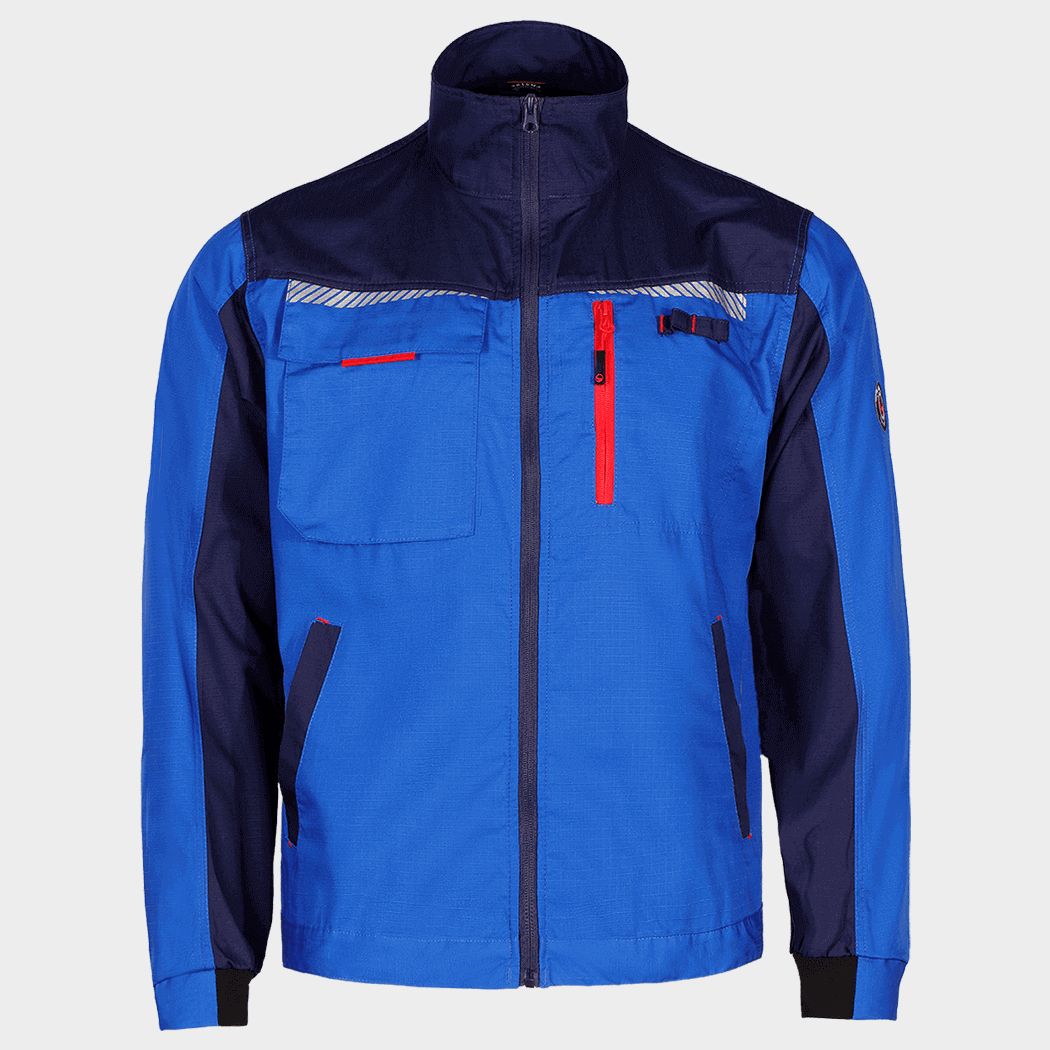 Work jacket PRISMA SUMMER ROYAL BLUE/NAVY - 3