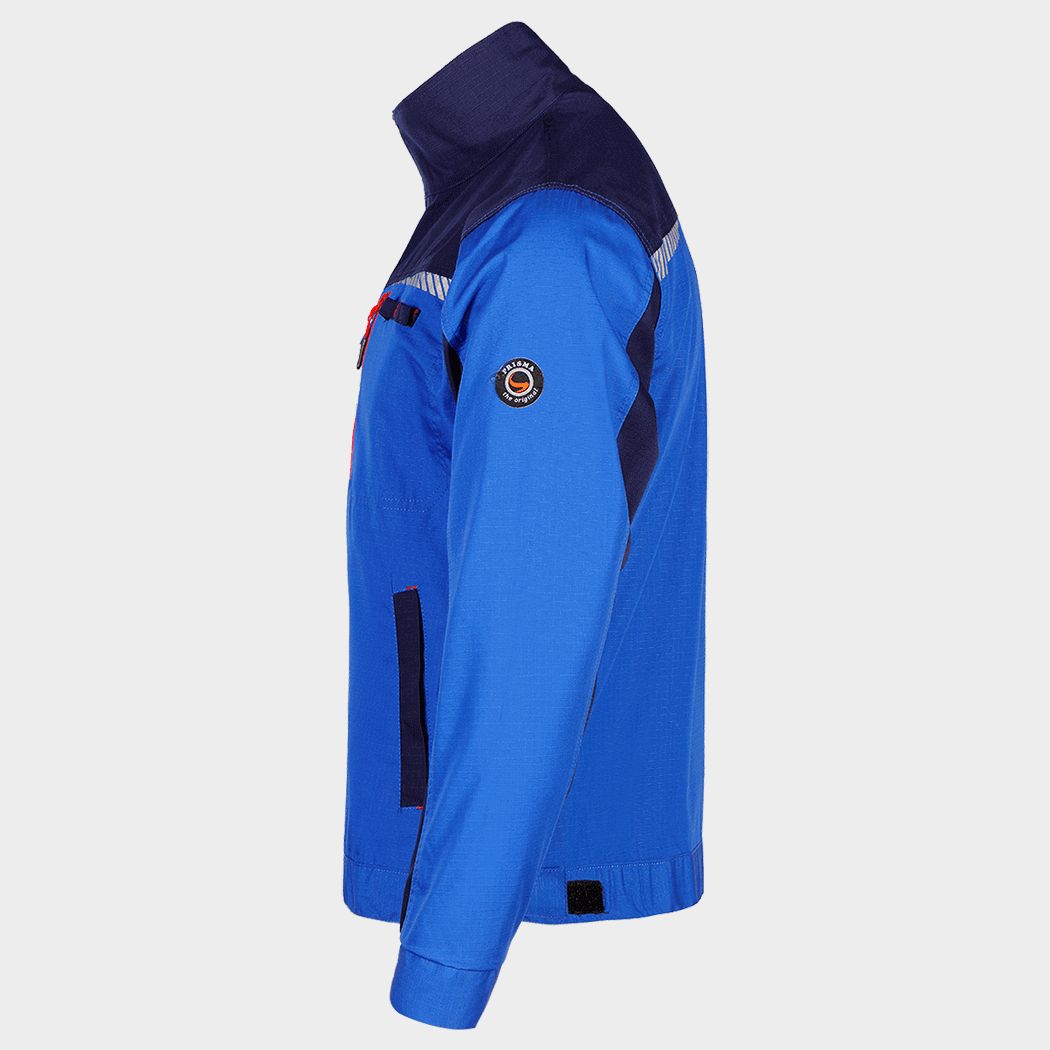 Work jacket PRISMA SUMMER ROYAL BLUE/NAVY - 5