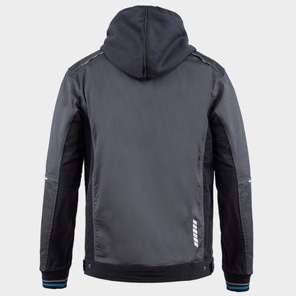 Jachetă de lucru REVOLT 4STRETCH GRI/NEGRU/PETROL - 3