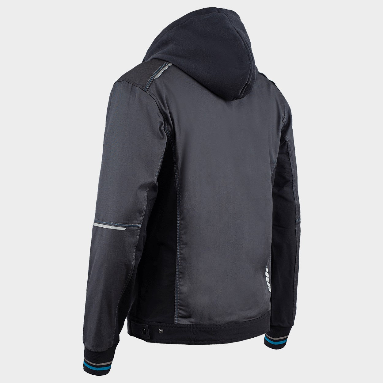 Jachetă de lucru REVOLT 4STRETCH GRI/NEGRU/PETROL - 6
