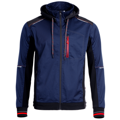 Jachetă de lucru REVOLT 4STRETCH BLEUMARIN/NEGRU/ROȘU - 1