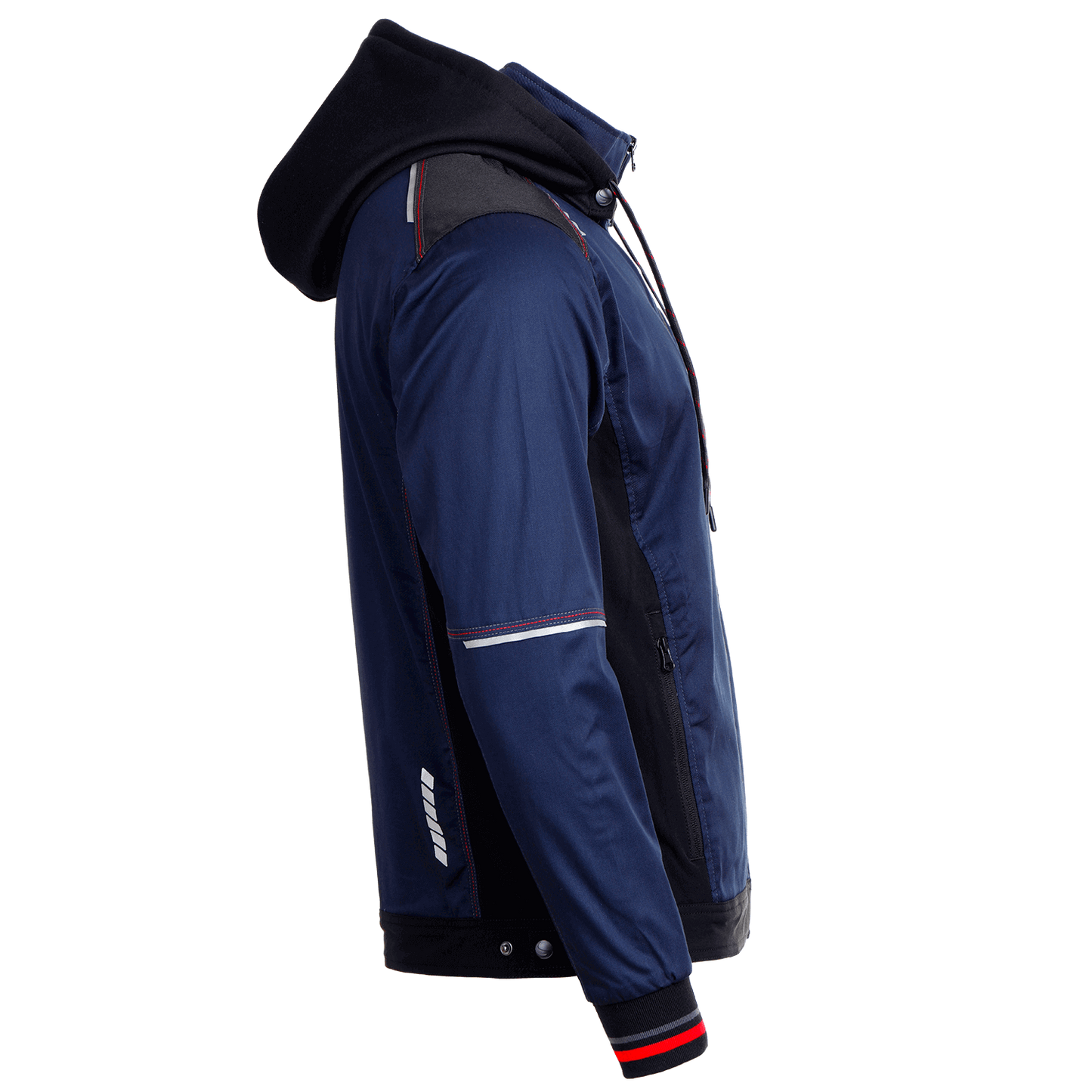 Jachetă de lucru REVOLT 4STRETCH BLEUMARIN/NEGRU/ROȘU - 4