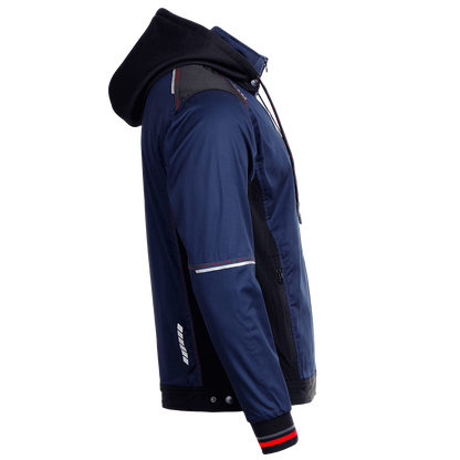 Jachetă de lucru REVOLT 4STRETCH BLEUMARIN/NEGRU/ROȘU - 4