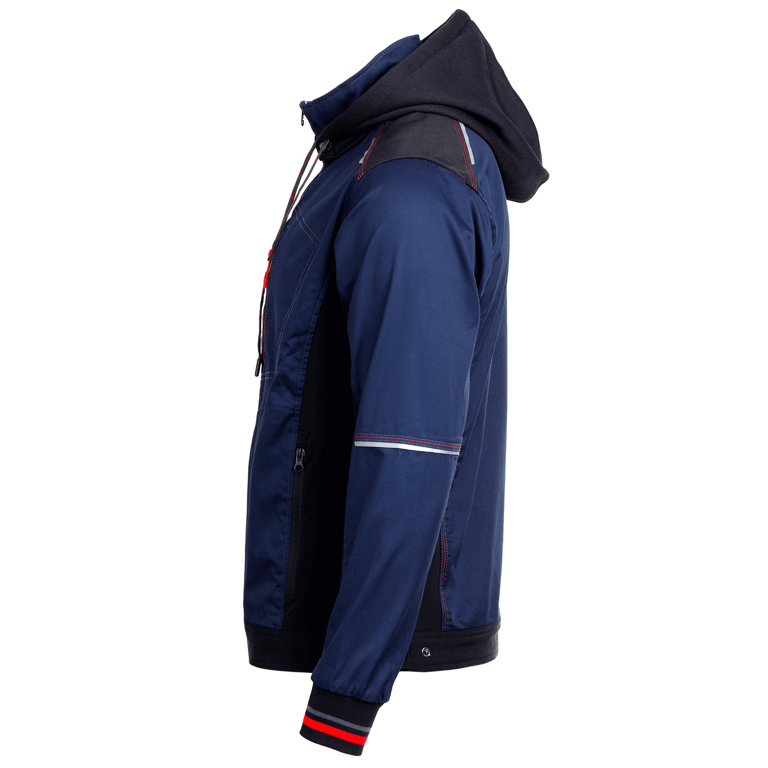 Jachetă de lucru REVOLT 4STRETCH BLEUMARIN/NEGRU/ROȘU - 5
