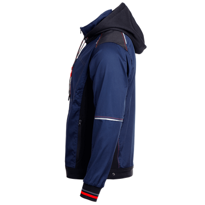 Jachetă de lucru REVOLT 4STRETCH BLEUMARIN/NEGRU/ROȘU - 5