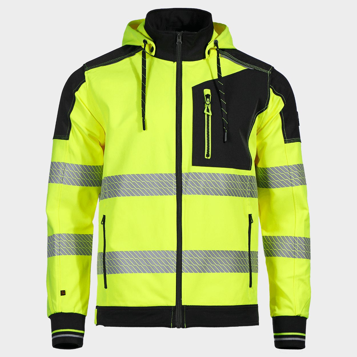 Jachetă de lucru REVOLT HV 4STRETCH YELLOW - 1