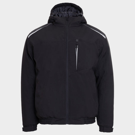Geacă de lucru REVOLT SOFTSHELL WINTER NEGRU - 1