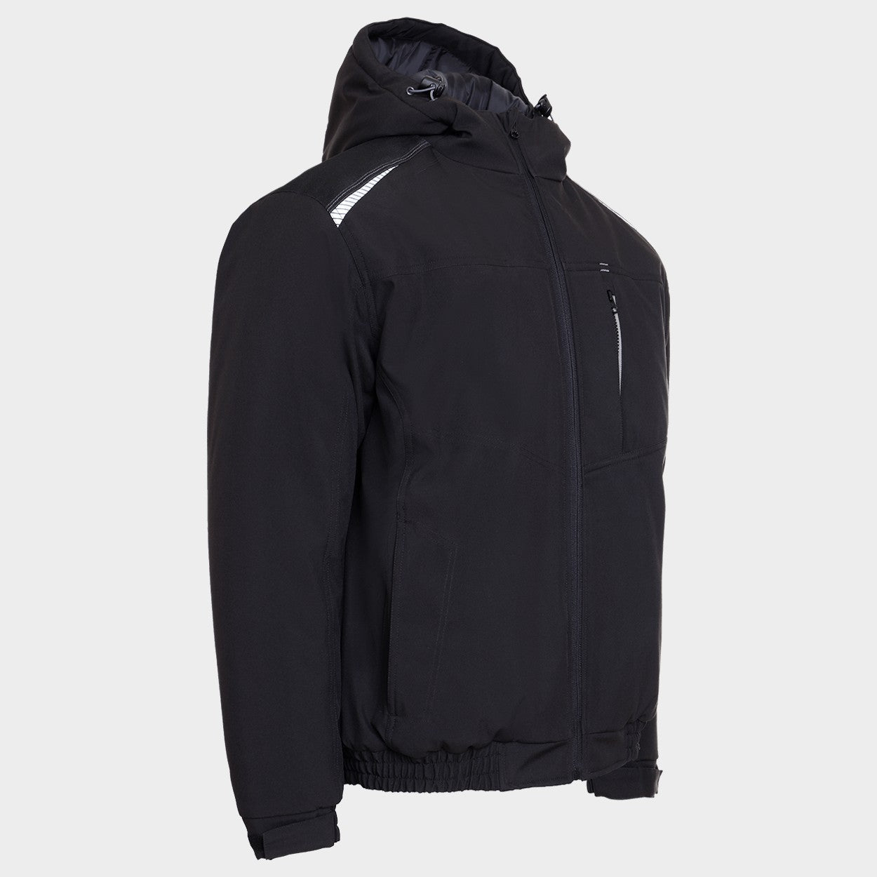 Geacă de lucru REVOLT SOFTSHELL WINTER NEGRU - 5