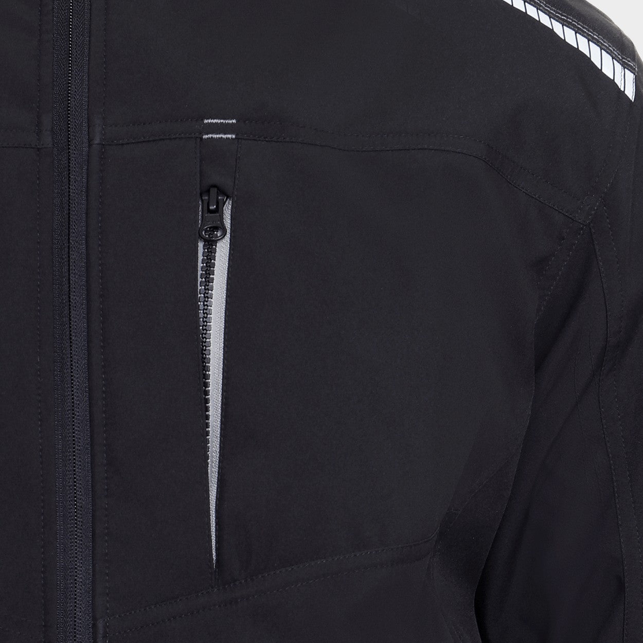 Geacă de lucru REVOLT SOFTSHELL WINTER NEGRU - 6