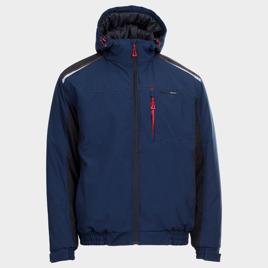 Geacă de lucru REVOLT SOFTSHELL WINTER BLEUMARIN/NEGRU - 1