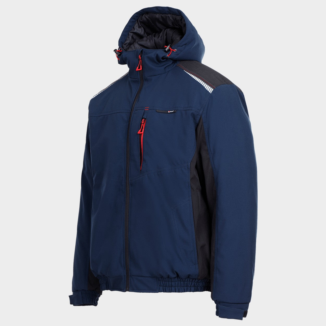 Geacă de lucru REVOLT SOFTSHELL WINTER BLEUMARIN/NEGRU - 5