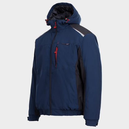 Geacă de lucru REVOLT SOFTSHELL WINTER BLEUMARIN/NEGRU - 5