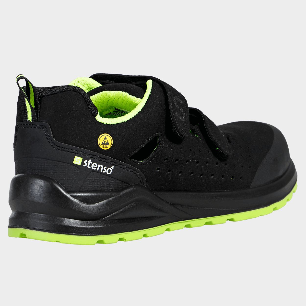 Sandale de lucru JETT S1PS ESD NEGRU/VERDE - 4