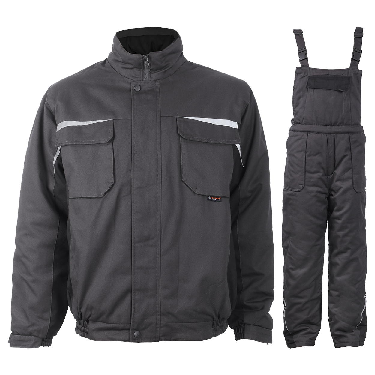 Σετ εργασίας KASTOR WINTER GREY COTTON - 1