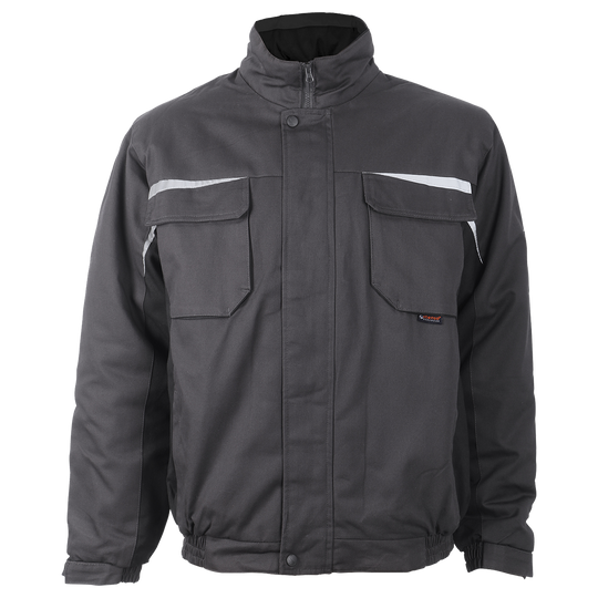 Costum de lucru KASTOR IARNĂ GRI BUMBAC - 2