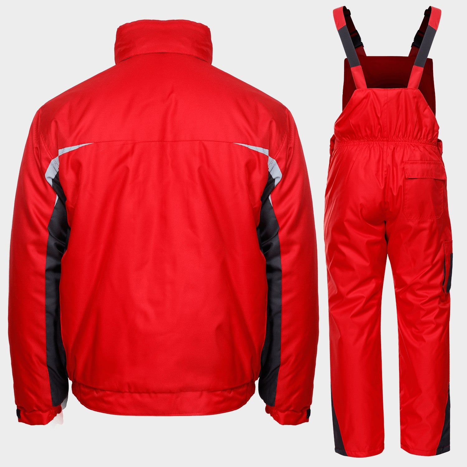 Costum de lucru KASTOR IARNĂ ROȘU - 2