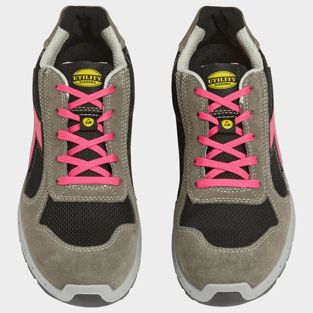 Work shoes DIADORA RUN A.BOX LOW S1PS FO SR ESD GREY/BLACK - 5