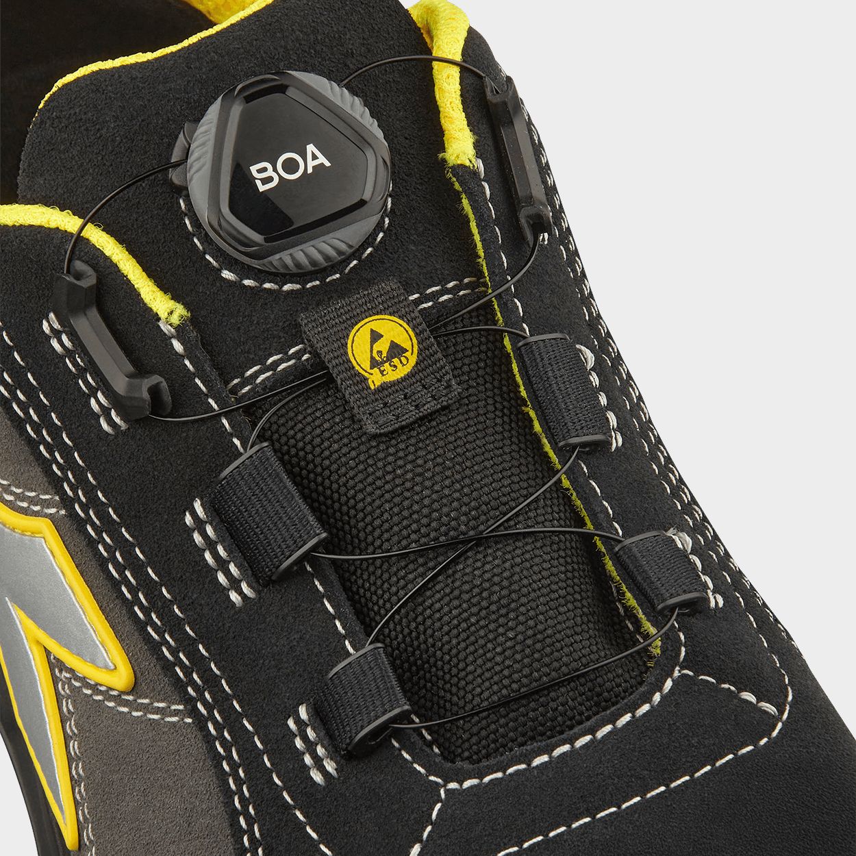 Работни обувки DIADORA RUN A.BOX MSTR BOA LOW S3S FO SR SC ESD BLACK/GREY - 5
