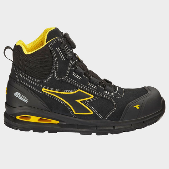 Încălțăminte de protecție DIADORA RUN A.BOX MSTR BOA MID S3S FO SR SC ESD BLACK - 1