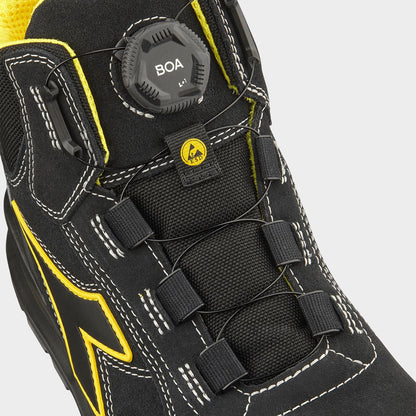 Работни обувки DIADORA RUN A.BOX MSTR BOA MID S3S FO SR SC ESD BLACK - 3