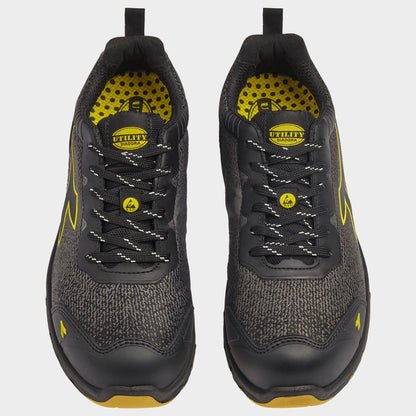 Παπούτσια εργασίας DIADORA RUN ATOM EVO LOW S3S SC FO SR ESD GREY/BLACK - 7