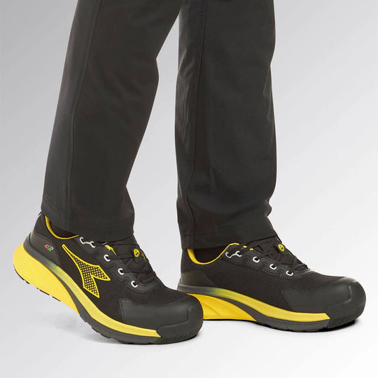 Încălțăminte de lucru DIADORA VORTEX DA2 LOW S3S SC SR HRO ESD BLACK/YELLOW - 2