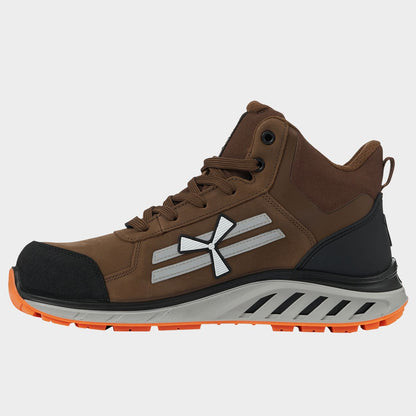Încălțăminte de protecție PAYPER X-MOON MID S3S FO SR ESD CHOCO SPRITZ - 2