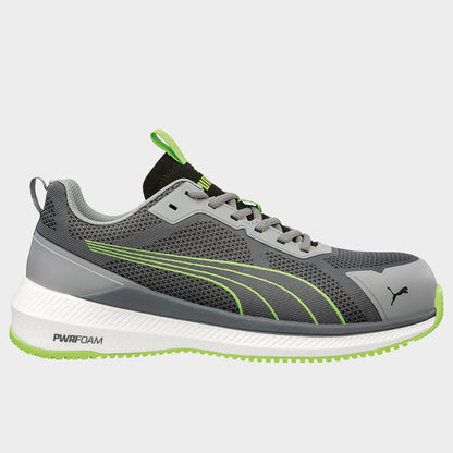 Work shoes PUMA SLIDE GREY/GREEN S1PS ESD FO HRO SR - 1