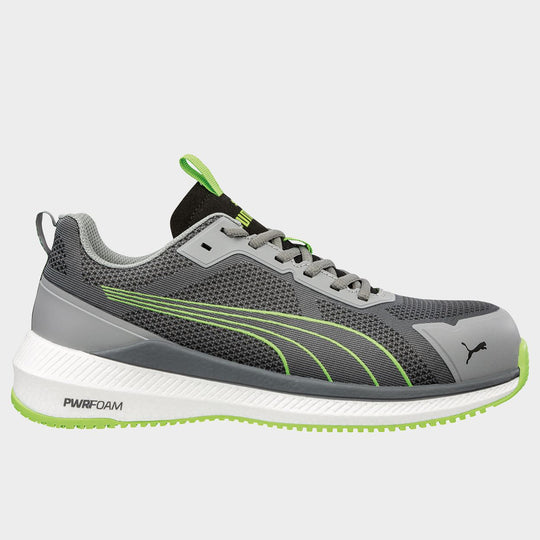 Încălțăminte de protecție PUMA SLIDE GREY/GREEN S1PS ESD FO HRO SR - 1