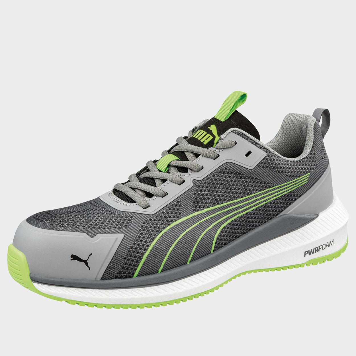 Work shoes PUMA SLIDE GREY/GREEN S1PS ESD FO HRO SR - 6